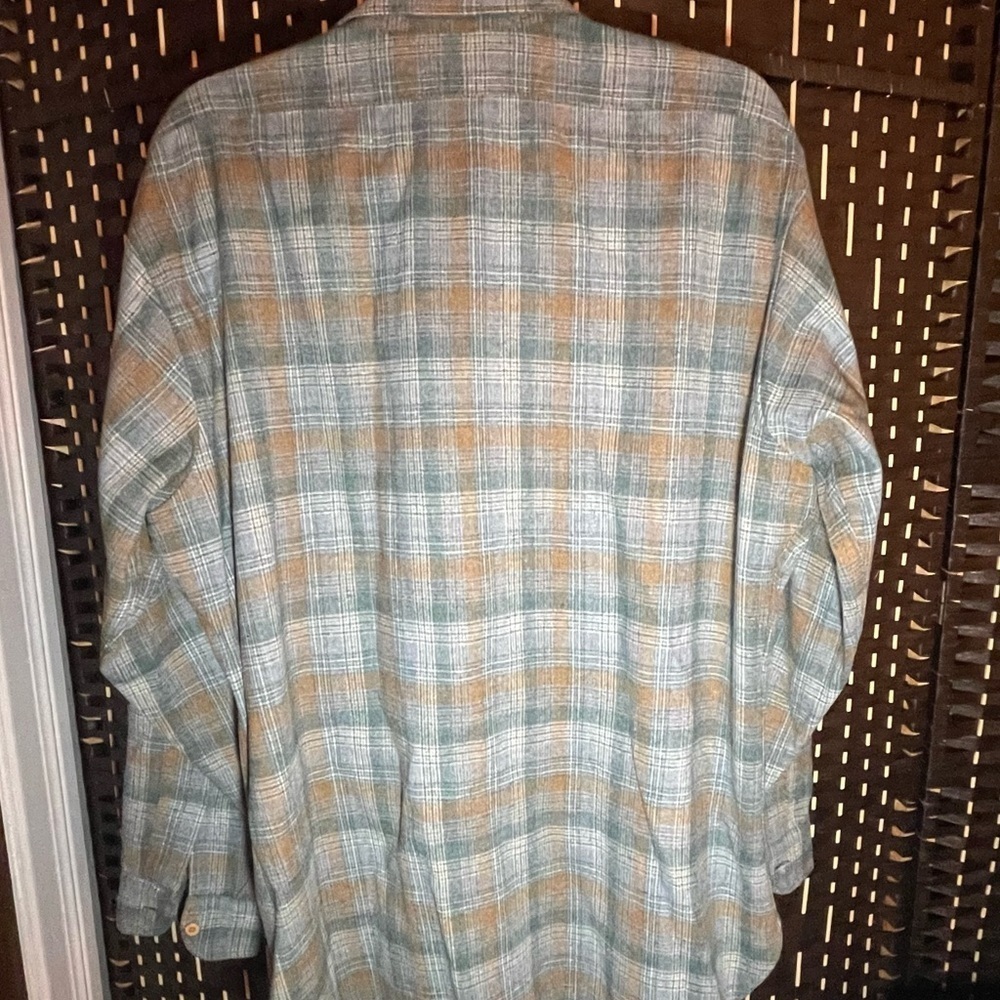 Vintage Pendleton Country Traditionals 100% Virgin Wool Shirt XL Flannel Plaid - Picture 4 of 7